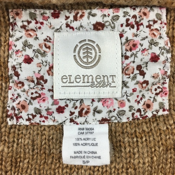 (Sold) Element Women’s Acrylic Long Cardigan, S - Picture 4 of 5